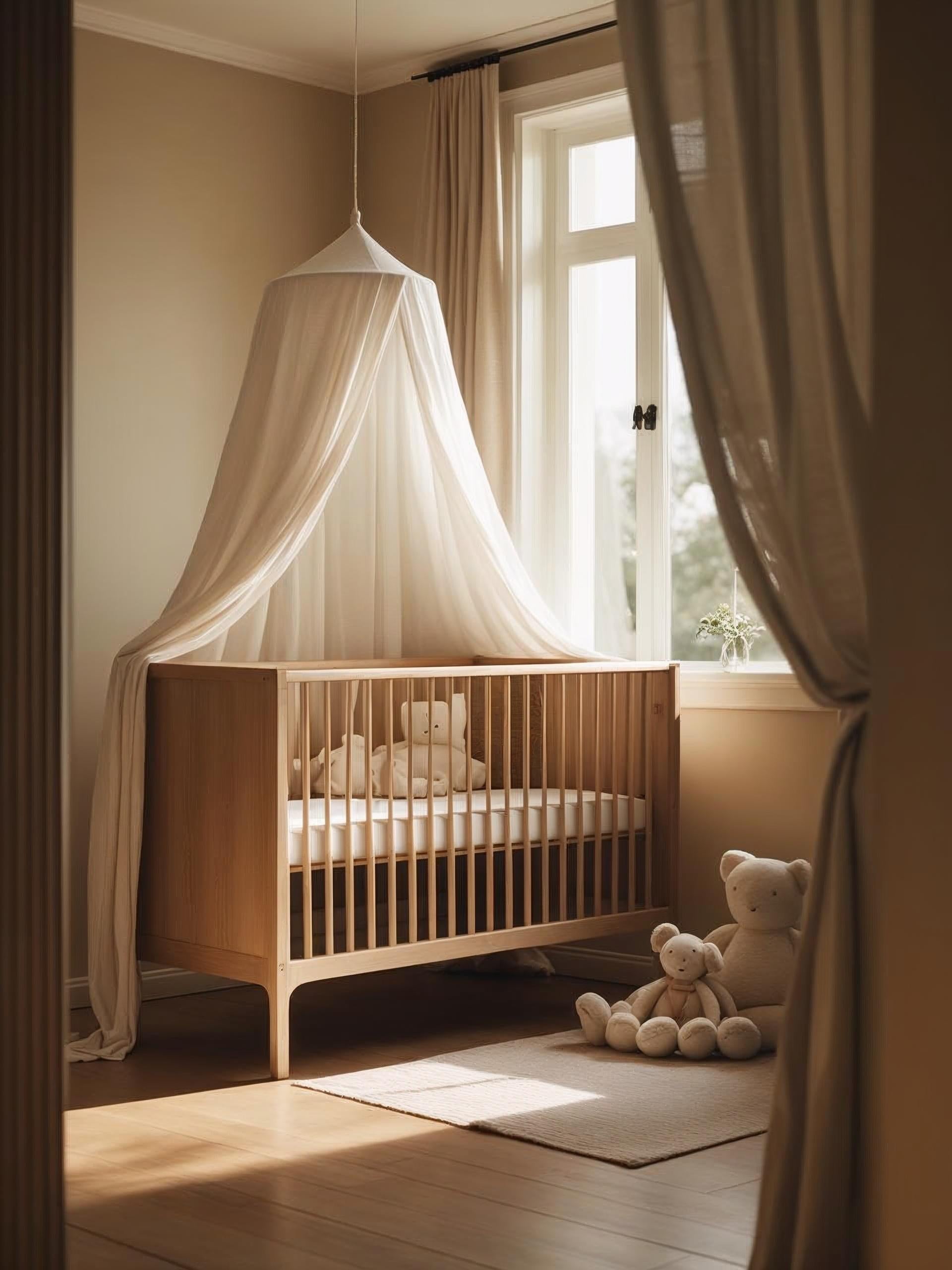 Babykamer Scandinavische meubelen