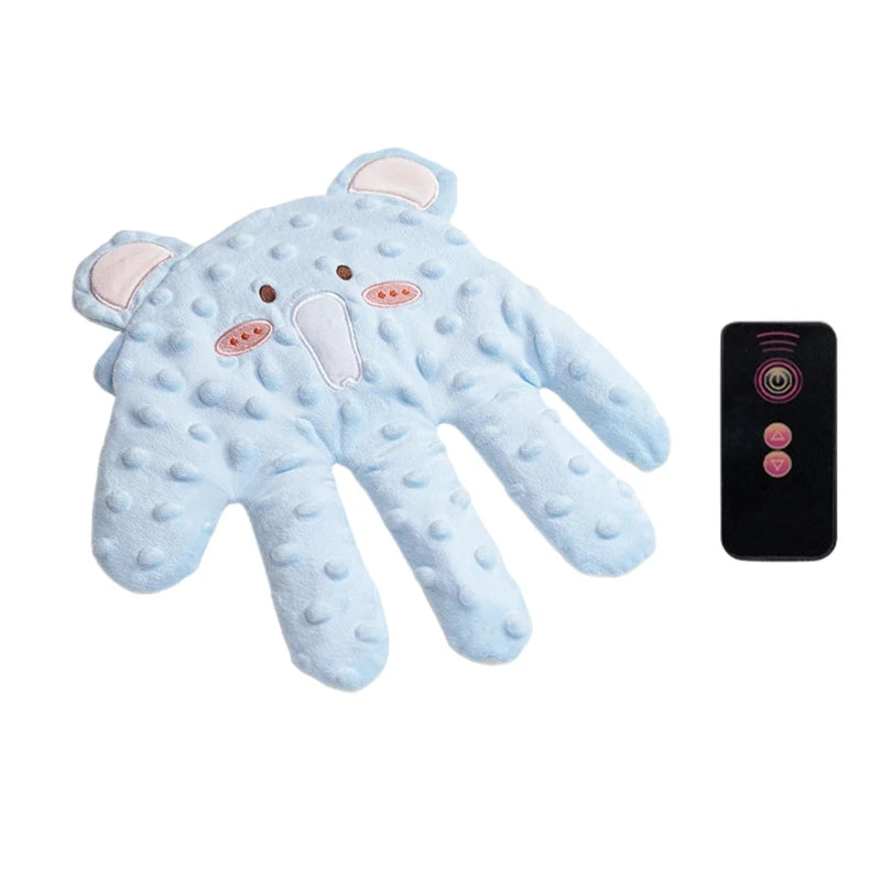 Cartoon Toddler Sleep Pillow Soothing Hand Designing with Remote Control for Newborns Baby Relaxation and Peaceful Sleep