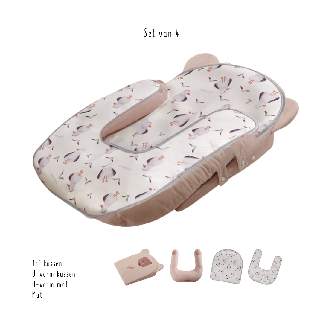 Ademend Verstelbaar Baby anti-refluxkussen β Comfort en Ondersteuning bij Reflux