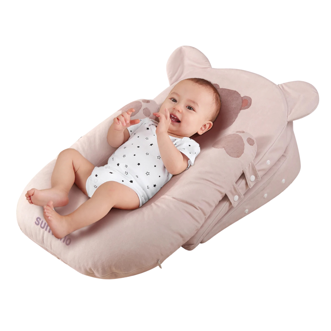 Ademend Verstelbaar Baby anti-refluxkussen β Comfort en Ondersteuning bij Reflux