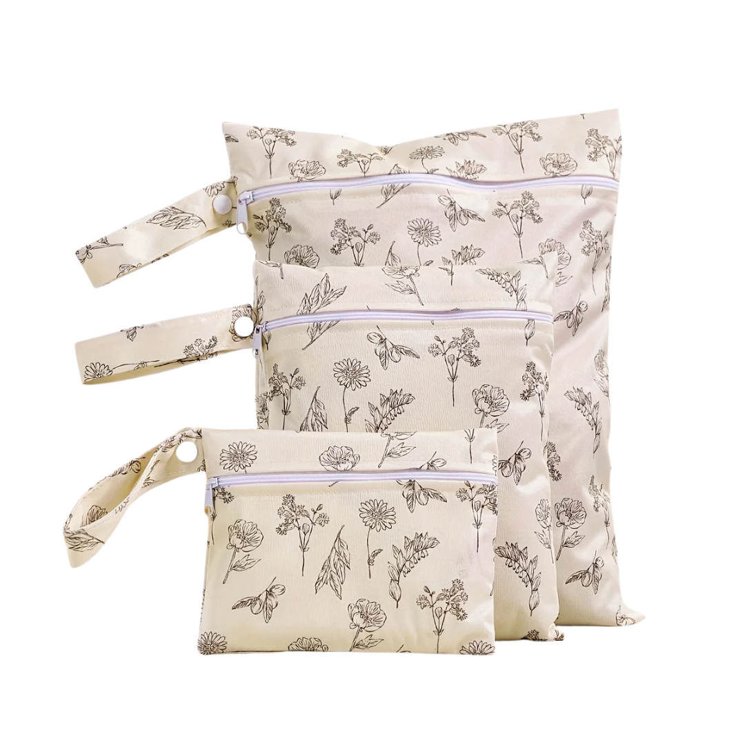 3-delige set Waterproof zakken - Voor kinderkleding, borstkolf, zwemkleding of herbruikbare luiers