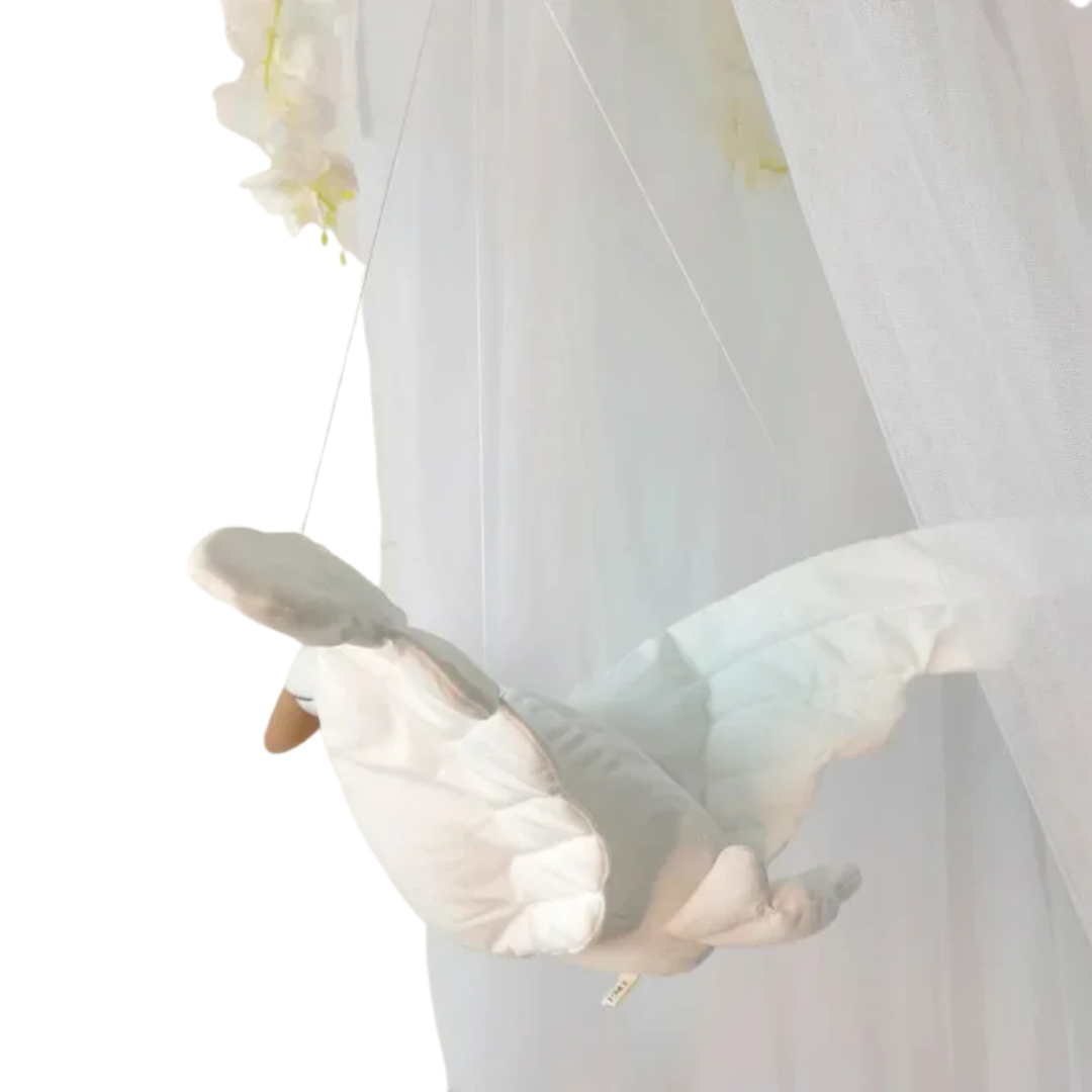 Zachte Zwanen Hangdecoratie voor Baby- en Kinderkamers