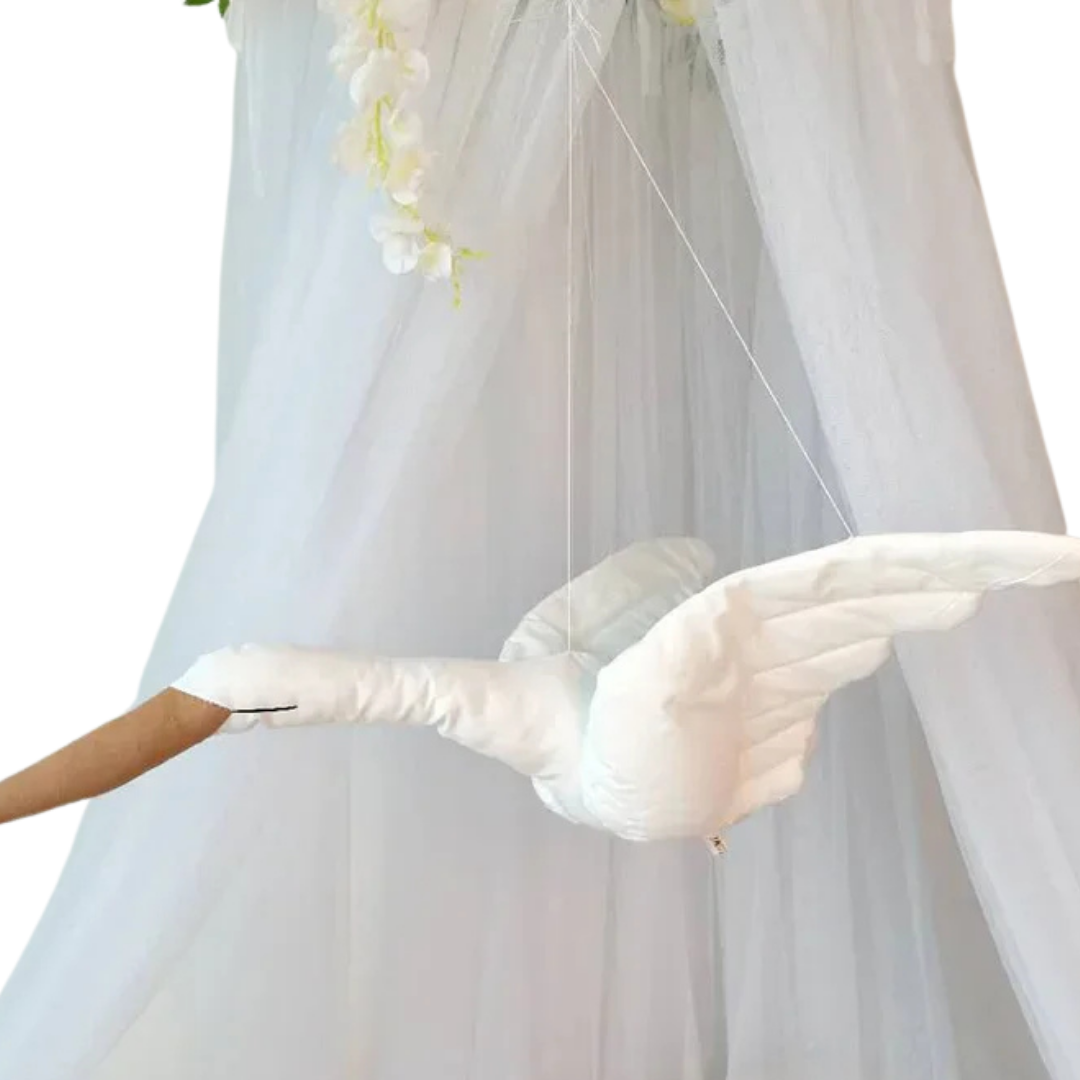 Zachte Zwanen Hangdecoratie voor Baby- en Kinderkamers