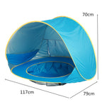 Baby Strandtent met UV-bescherming – Geïntegreerd mini badje