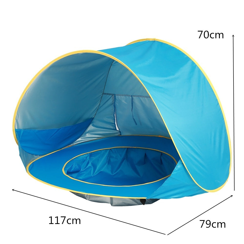 Baby Strandtent met UV-bescherming – Geïntegreerd mini badje