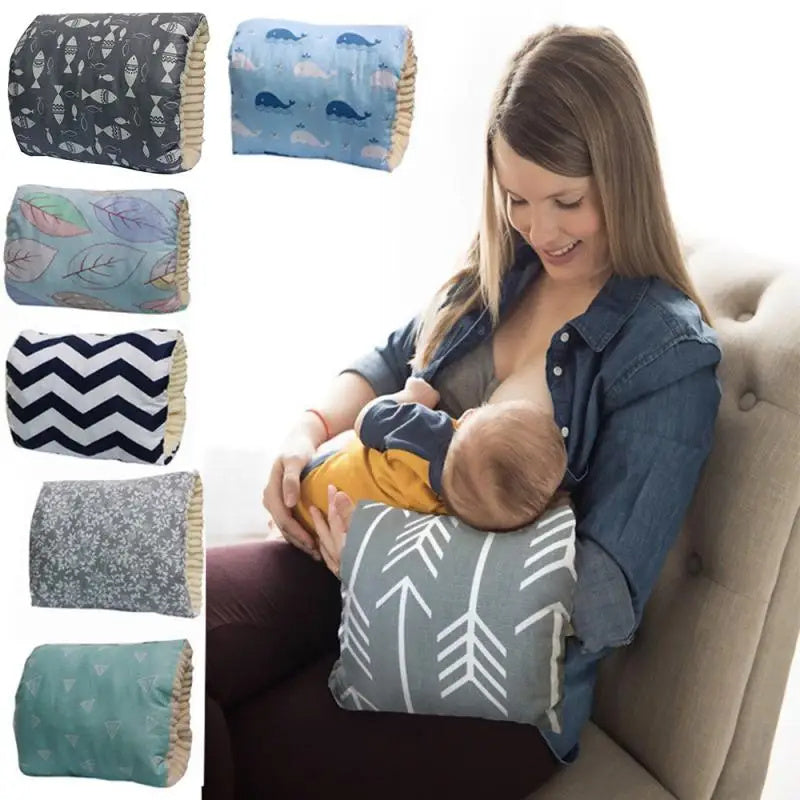 Borstvoeding arm-kussen – Comfortabel & Wasbaar