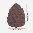 Baby speelkleed Dennenappel bruin