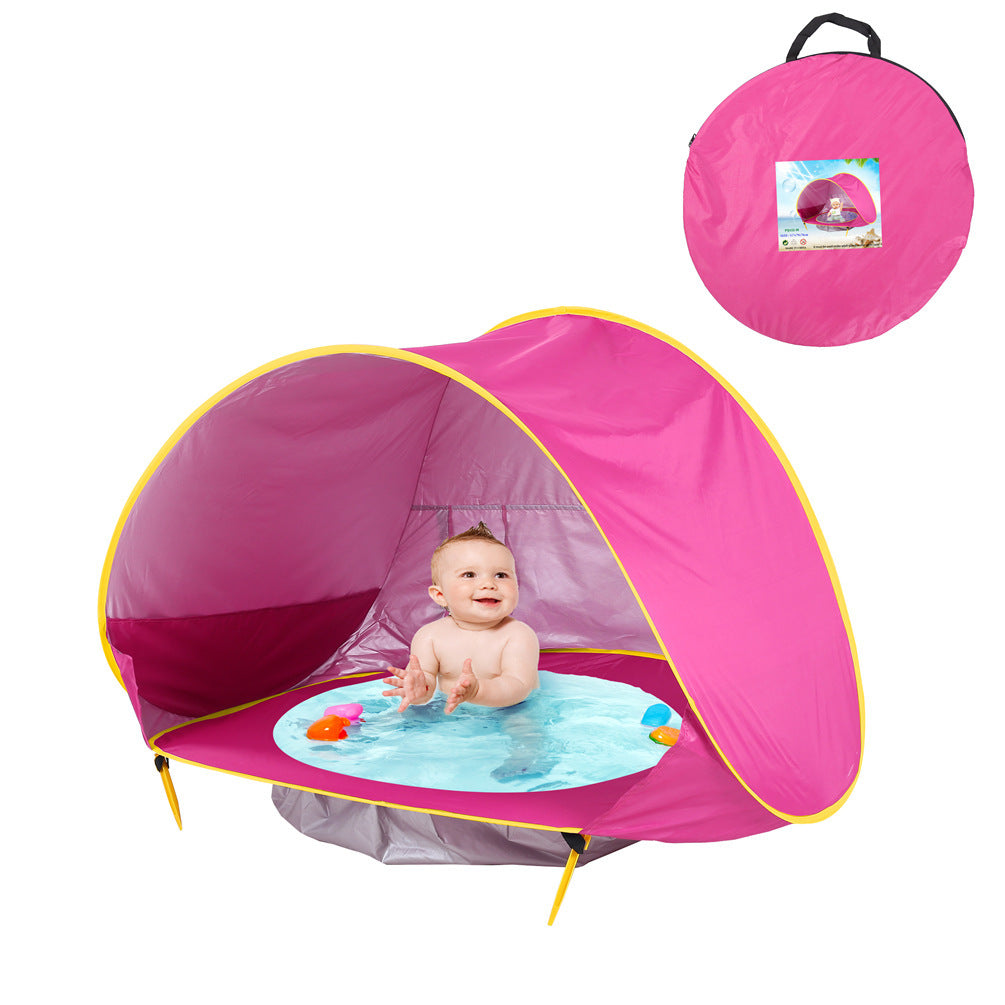 baby pop-up tent uv-werend geïntegreerd waterbadje