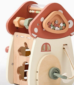 Educatieve 5-in-1 Paddenstoel Puzzel – Stimuleer Spelenderwijs de Ontwikkeling van Je Kind