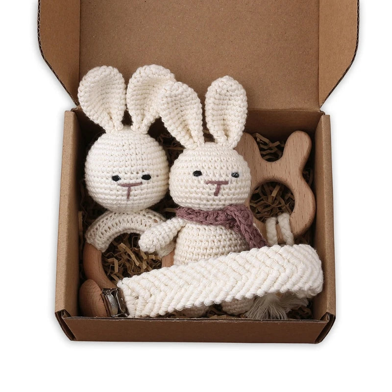 Kraamcadeau Set – Veilig en Natuurlijk Speelgoed voor Baby’s (0-2 jaar)