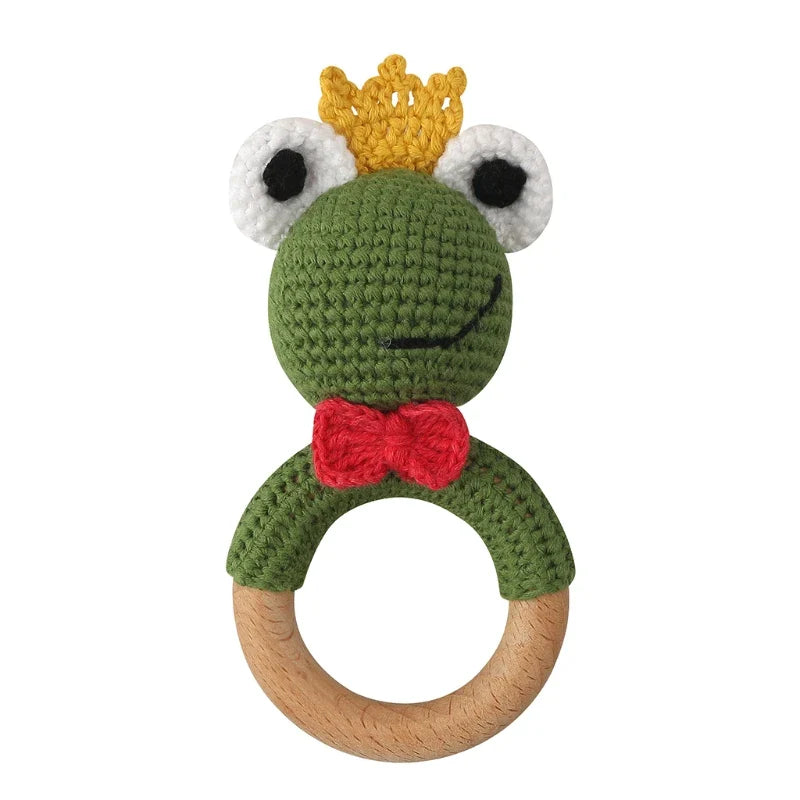 2-in-1 Houten bijtring & rammelaar - Spelenderwijs geluiden en structuren ontdekken (100% off)