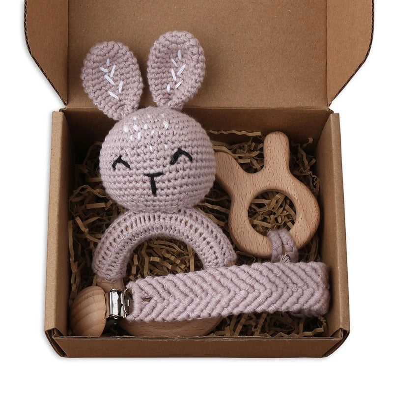 Kraamcadeau Set – Veilig en Natuurlijk Speelgoed voor Baby’s (0-2 jaar)