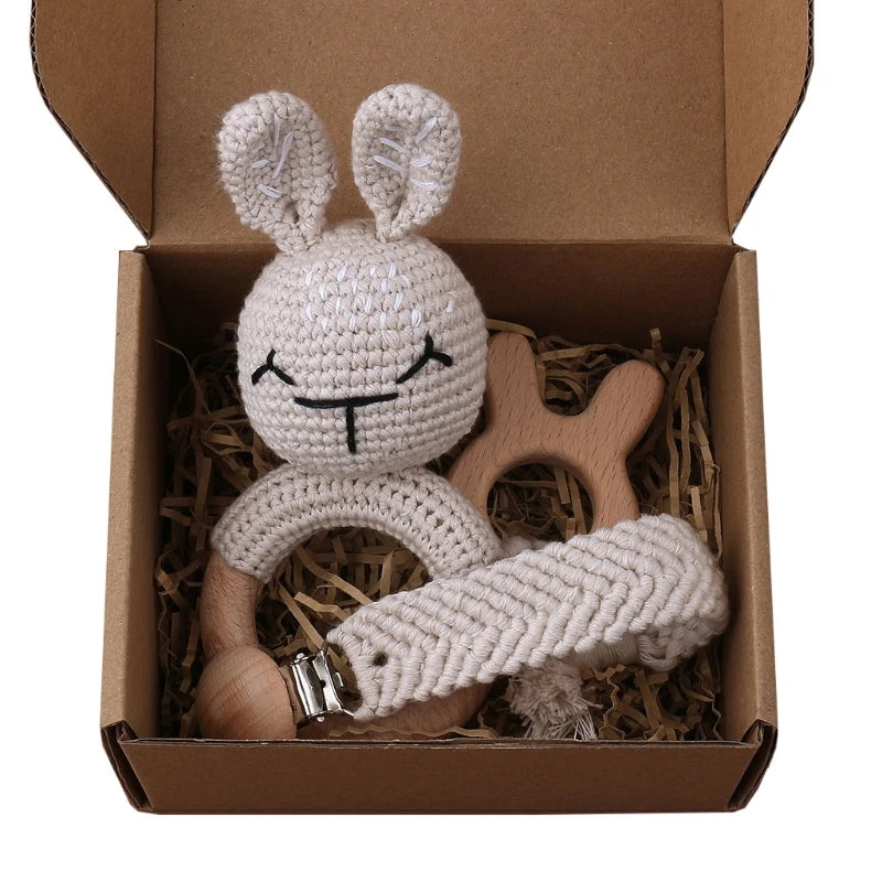 Kraamcadeau Set – Veilig en Natuurlijk Speelgoed voor Baby’s (0-2 jaar)