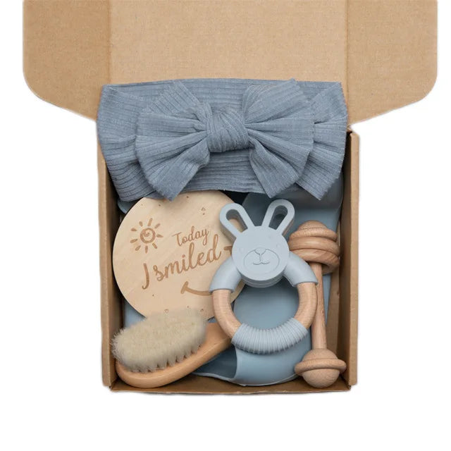 Zacht katoenen baby set – Lieve Baby Essentials en Speeltjes