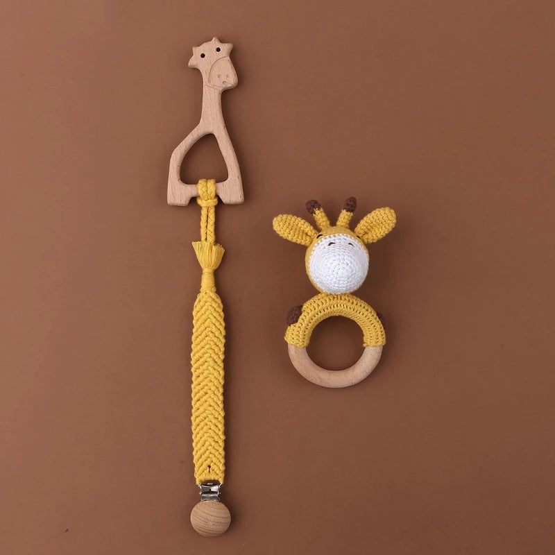Kraamcadeau Set – Veilig en Natuurlijk Speelgoed voor Baby’s (0-2 jaar)