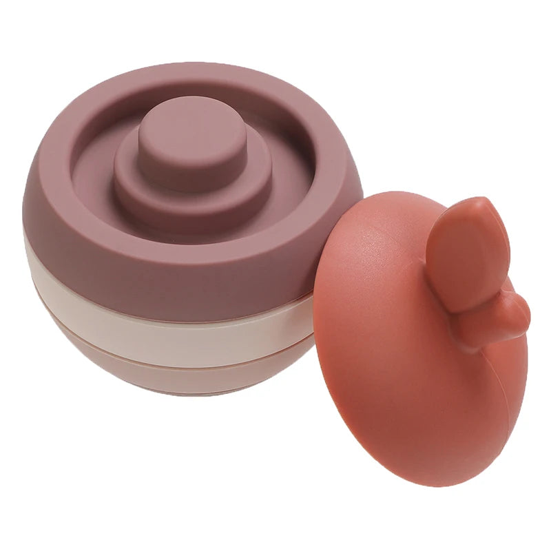 Silicone Bouwstenen Appel of Peer - Zachte stapel blokken