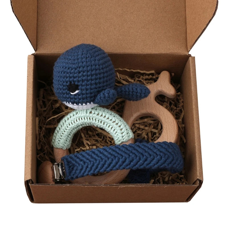 Kraamcadeau Set – Veilig en Natuurlijk Speelgoed voor Baby’s (0-2 jaar)