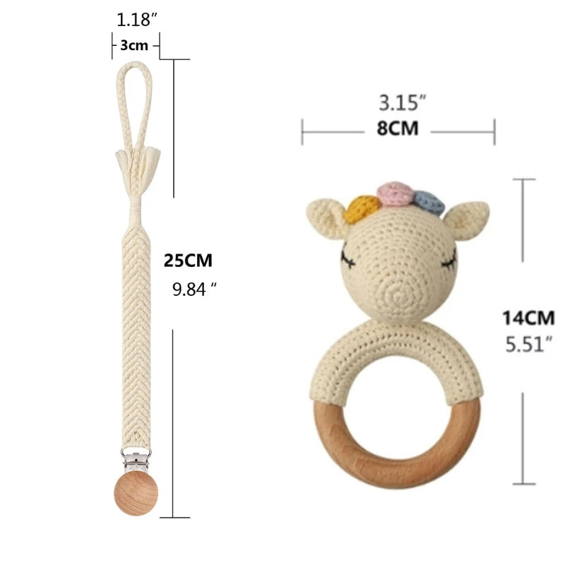 Kraamcadeau Set – Veilig en Natuurlijk Speelgoed voor Baby’s (0-2 jaar)