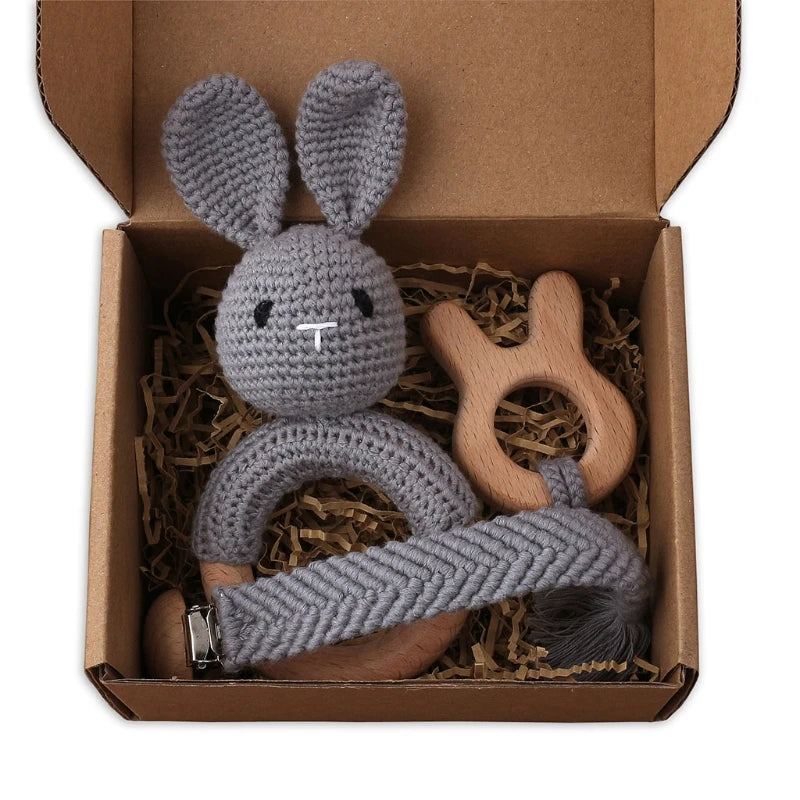 Kraamcadeau Set – Veilig en Natuurlijk Speelgoed voor Baby’s (0-2 jaar)