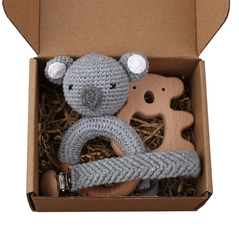 Kraamcadeau Set – Veilig en Natuurlijk Speelgoed voor Baby’s (0-2 jaar)