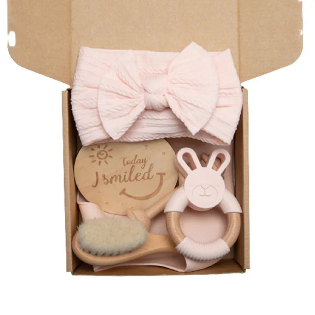 Zacht katoenen baby set – Lieve Baby Essentials en Speeltjes