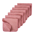 Baby Burpdoeken Muslin Katoen – 6-Pack – Extra Zacht, Absorberend & Groot 25×50 cm – Spuugdoeken voor Jongens & Meisjes – 9 Kleuren