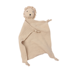 Katoenen mousseline knuffeldoekje leeuw