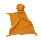 Katoenen mousseline knuffeldoekje leeuw