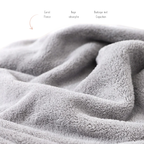 Baby Badcape met Capuchon – Zachte Coral Fleece Handdoek (80x80 cm)