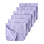 Baby Burpdoeken Muslin Katoen – 6-Pack – Extra Zacht, Absorberend & Groot 25×50 cm – Spuugdoeken voor Jongens & Meisjes – 9 Kleuren