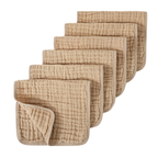 Baby Burpdoeken Muslin Katoen – 6-Pack – Extra Zacht, Absorberend & Groot 25×50 cm – Spuugdoeken voor Jongens & Meisjes – 9 Kleuren