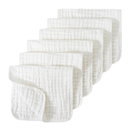 Baby Burpdoeken Muslin Katoen – 6-Pack – Extra Zacht, Absorberend & Groot 25×50 cm – Spuugdoeken voor Jongens & Meisjes – 9 Kleuren