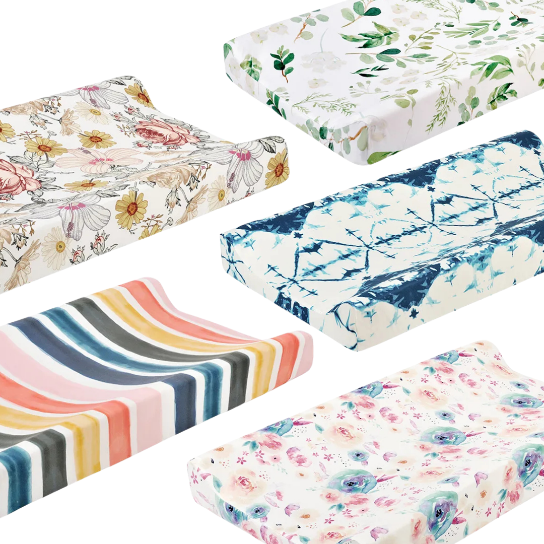 Aankleedkussenhoes "Bloomingflowers" - 5 verschillende prints
