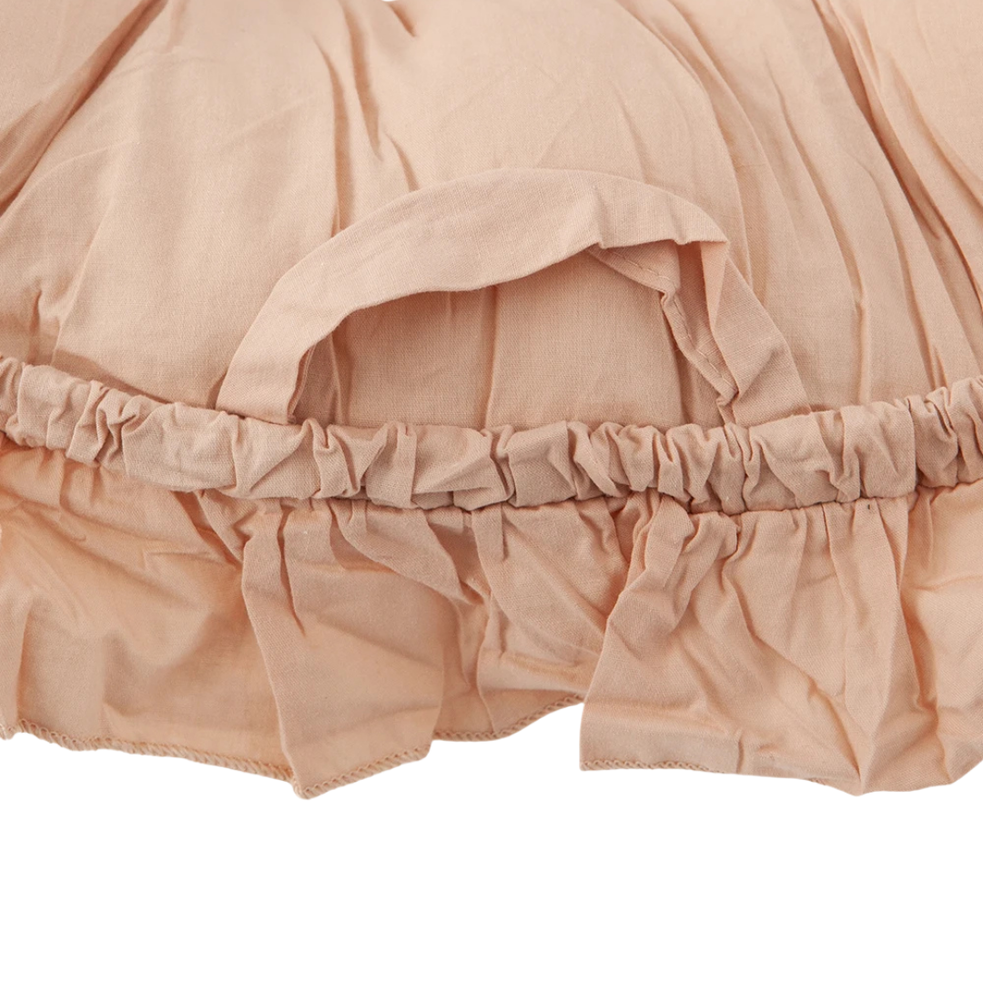 Ruffle Baby Nest: Luxe Reisbed voor Pasgeborenen