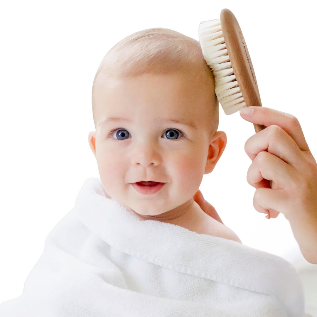 Set van 4 - Baby haarborstel en kam Gift Box