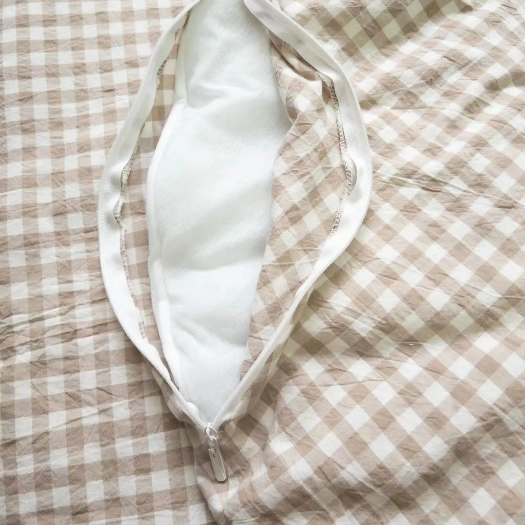 Baby Speelkleed met Beren en Ruitjes – Zacht & Wasbaar