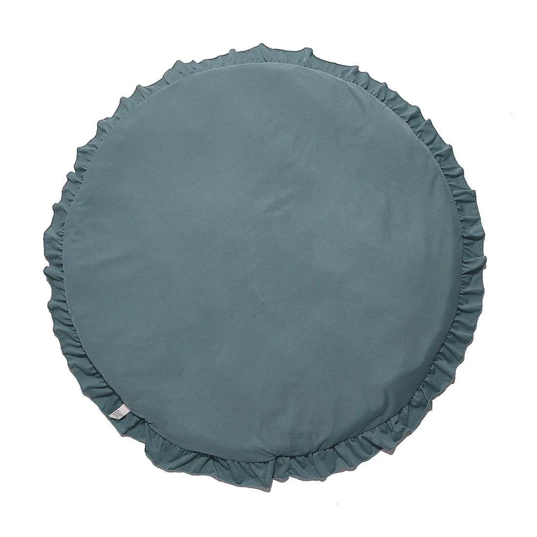 Rond speelkleed met ruches groen