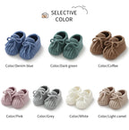 Zachte Newborn pantoffeltjes – unisex (0-12 maanden)