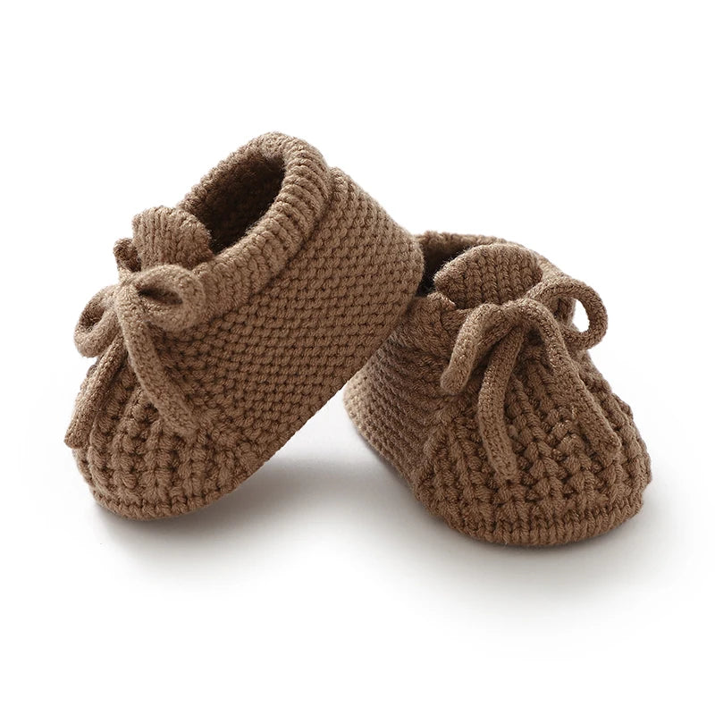 Zachte Newborn pantoffeltjes – unisex (0-12 maanden)