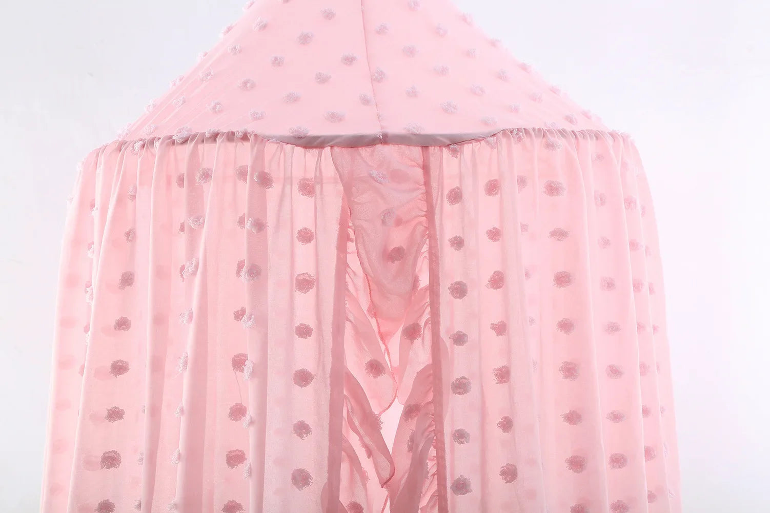 Luxe Decoratieve Hemel van Chiffon – Sprookjesachtige Beddecoratie voor Baby’s en Kinderen