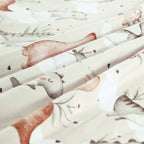 100% Polyester 130*70CM Fitted Bassinet Sheets for Baby Girl Boy Soft Breathable Baby Bassinet Sheets