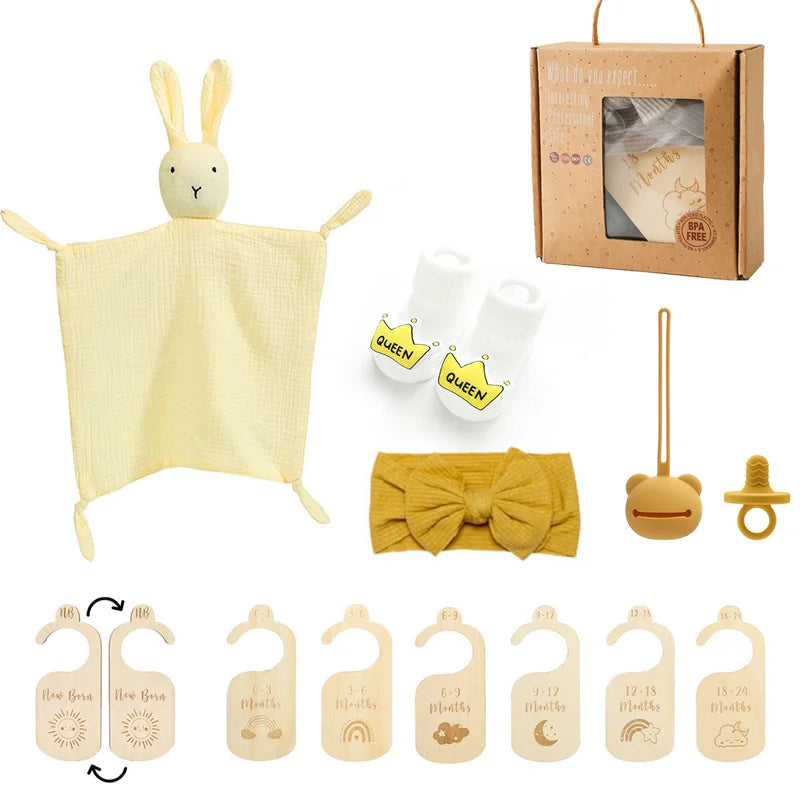 Set van 7 - Kraamcadeau Cuddly Konijn