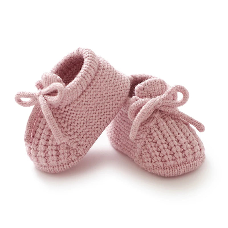 Zachte Newborn pantoffeltjes – unisex (0-12 maanden)