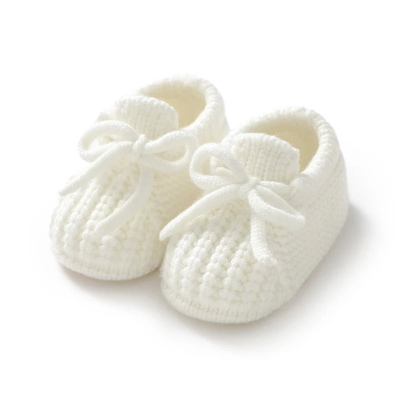 Zachte Newborn pantoffeltjes – unisex (0-12 maanden)