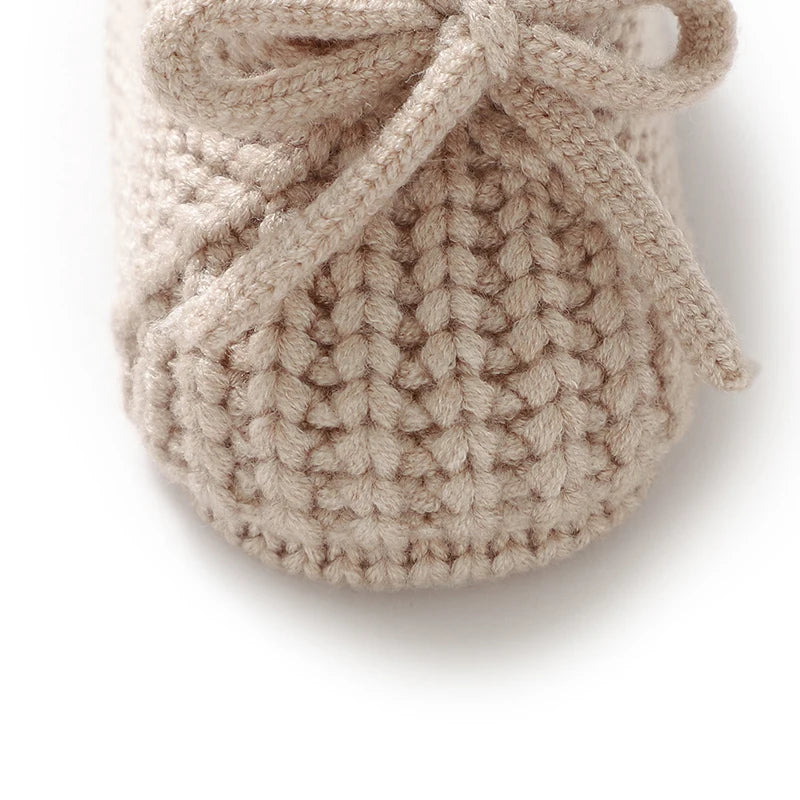 Zachte Newborn pantoffeltjes – unisex (0-12 maanden)