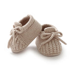 Zachte Newborn pantoffeltjes – unisex (0-12 maanden)