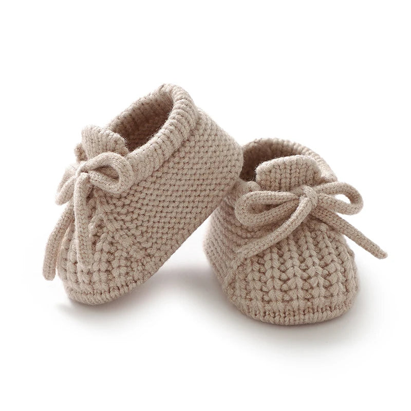 Zachte Newborn pantoffeltjes – unisex (0-12 maanden)