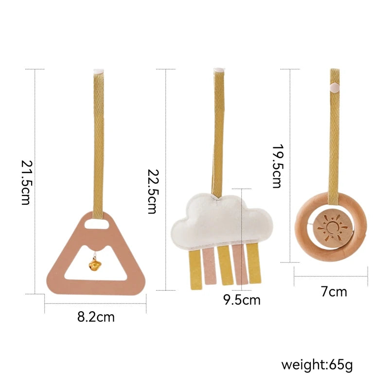 Houten Baby Speelboog – Montessori Speelgym voor Pasgeborenen en Baby’s