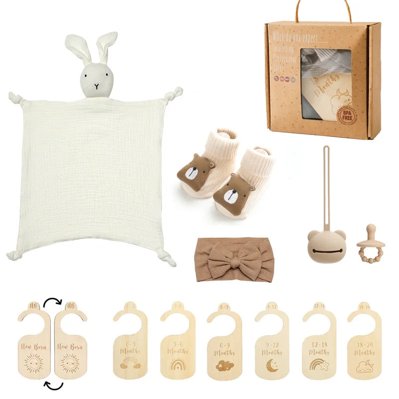 Set van 7 - Kraamcadeau Cuddly Konijn