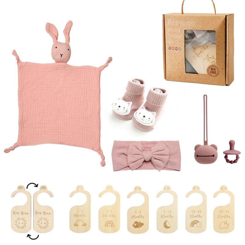 Set van 7 - Kraamcadeau Cuddly Konijn